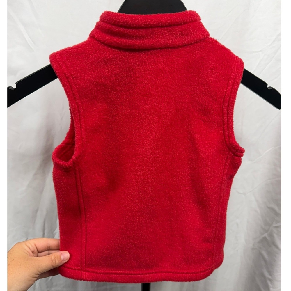 Columbia Toddler Boys 3T Red Steens Mountain Fleece Vest - Picture 4 of 8